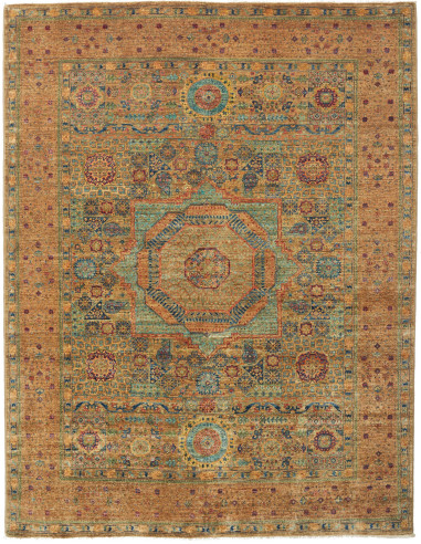 Tappeto Mamlouk Pakistan 148x201 Bronzo Dorato