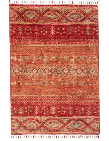 Rug Siva Pakistan 80x117 Red Terracotta