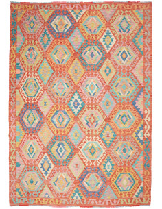 Kilim 208x297 Cm Kilim, Afghanistan, Hand-carded Wool (warp: