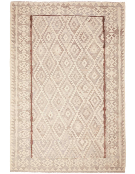 Kilim 202x298 Cm Kilim, Afghanistan, Hand-carded Wool,