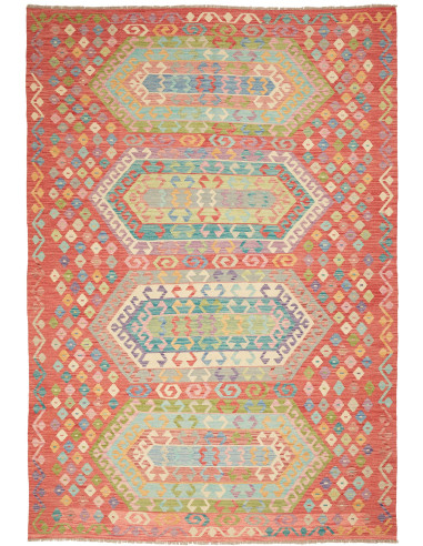 Kilim 208x301 Cm Kilim, Afghanistan, Lana Cardata A Mano