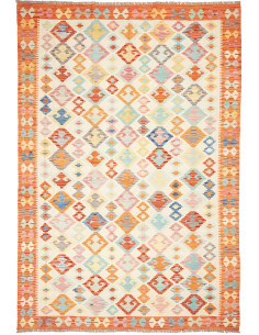 Kilim 204x296 Cm Kilim, Afghanistan, Lana Cardata A Mano