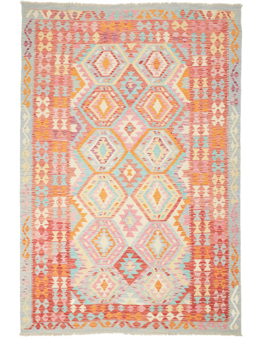 Kilim 169x253 Cm Kilim. Afghanistan. Hand-carded Wool (warp: