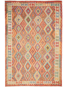Kilim 207x293 Cm Kilim Afghanistan, Lana Cardata A Mano