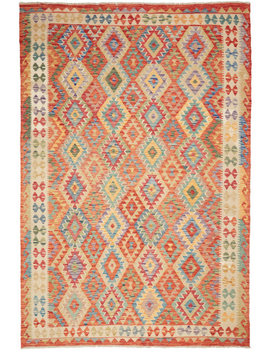 Kilim 207x293 Cm Kilim Afghanistan, Lana Cardata A Mano