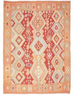 Kilim 182x248 Cm Kilim, Afghanistan, Hand-carded Wool (warp:
