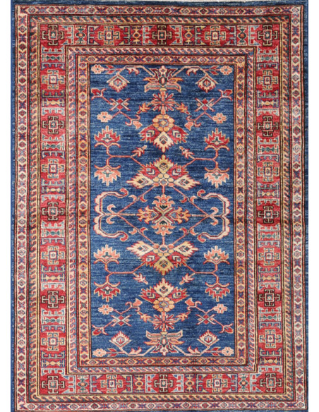Kazak Fine 100x143 Cm Kazak Fine, Pakistan, Hand-carded Wool