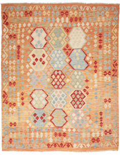 Kilim 188x230 Cm Kilim, Afghanistan, Hand-carded Wool (warp: