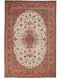 Tabriz 203x302 Cm Tabriz, Persia, Lana Cardata A Mano