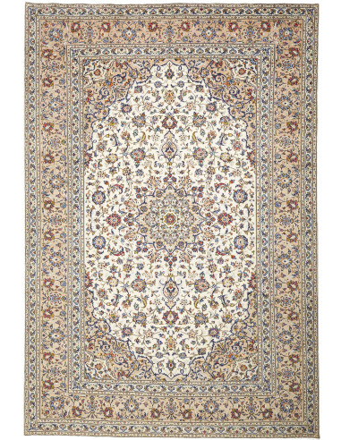 Kashan 202x322 Cm Kashan, Persia, Lana Cardata A Mano