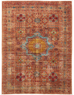 Tappeto Mamlouk Pakistan 126x172 Terracotta Ros