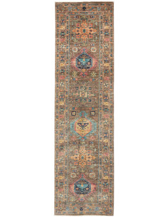 Tribal 81x294 Cm Tribal Pakistan Lana Cardata A Mano