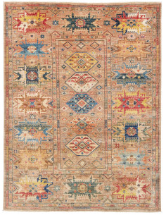 Rug Tribal Pakistan 148x200 : Warm Sandy Beige
