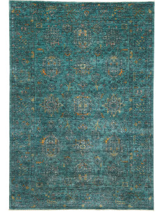 Tappeto Tribal Pakistan 166x239 Turchese Petrol