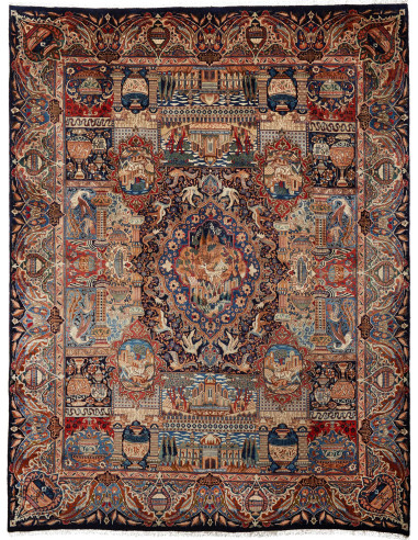 Kashamr Zirkhaki 294x385 Cm Kashamr Zirkhaki, Persia, Lana