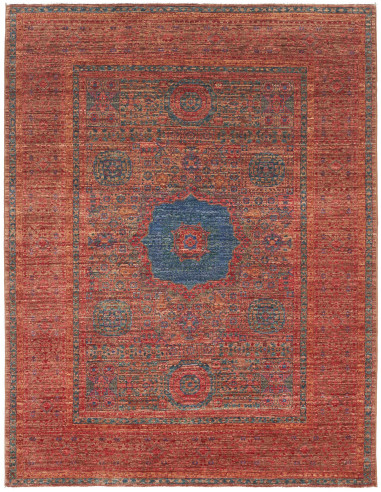 Tappeto Mamlouk Pakistan 147x194 Terracotta Ros