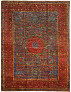 Rug Mamlouk Pakistan 177x235 Brick Red Indigo B