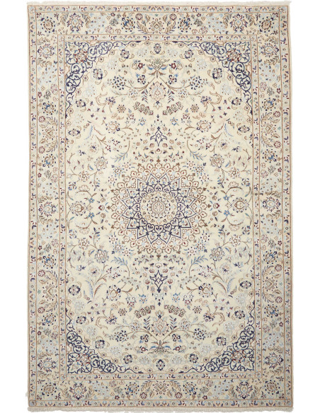 Nain 9la 154x242 Cm Nain 9la, Persia, Hand-carded Wool And