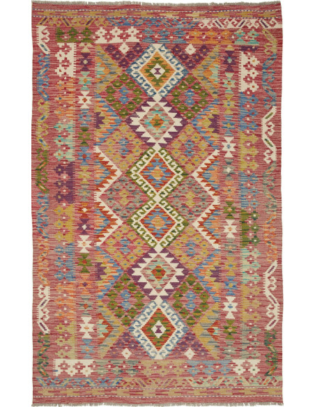 Kilim 123x196 Cm Kilim Afghanistan Hand-carded Wool Cotton