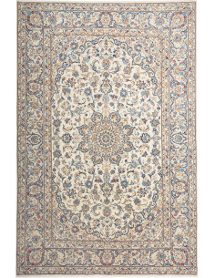 Kashan 197x295 Cm Kashan, Persia, Hand-carded Wool (warp: