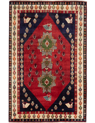 Shiraz 160x245 Cm Shiraz Persia Lana Cardata A Mano