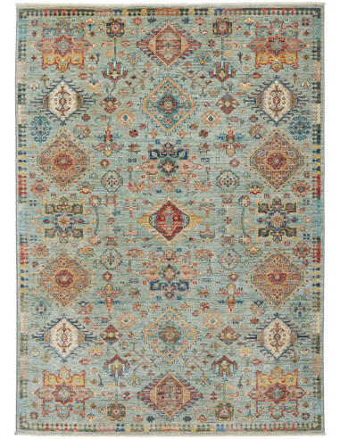Rug Tribal Pakistan 147x206 Aquamarine Blue Ter
