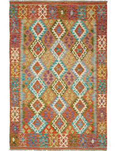 Kilim 127x194 Cm Kilim Afghanistan Hand-carded Wool