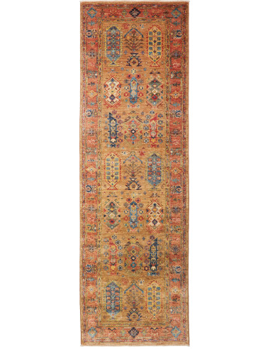 Rug Tribal Pakistan 80x260 Golden Ochre Terraco