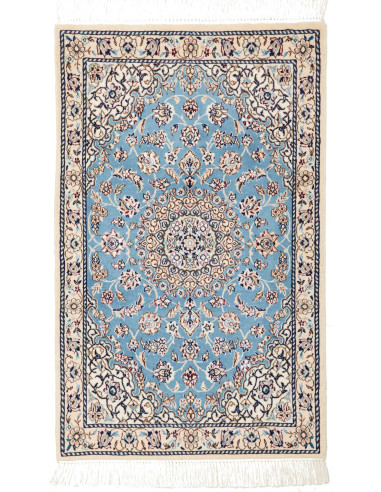 Nain 6la 60x97 Cm Nain 6la Persia Hand-carded Wool And Silk