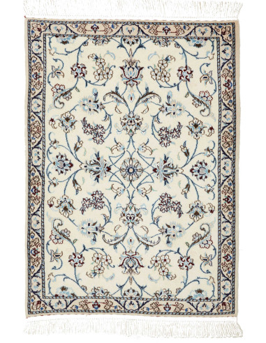 Nain 6la 64x90 Cm Nain 6la, Persia, Hand-carded Wool And