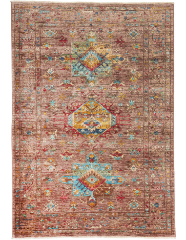 Tappeto Tribal Pakistan 102x150 Marrone Rossicc