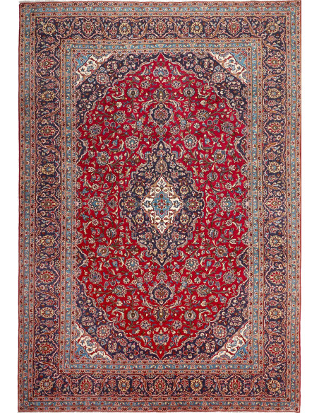 Ardakan 250x360 Cm Ardakan Persia Lana Cardata A Mano Cotone