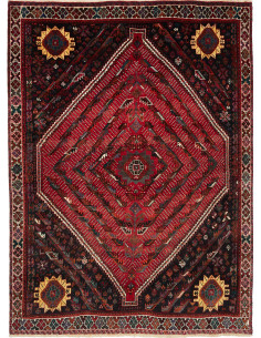 Shiraz 177x240 Cm Shiraz Persia Hand-carded Wool (warp: