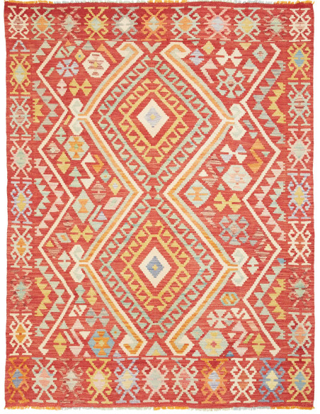 Kilim 151x197 Cm Kilim Afghanistan, Hand-carded Wool