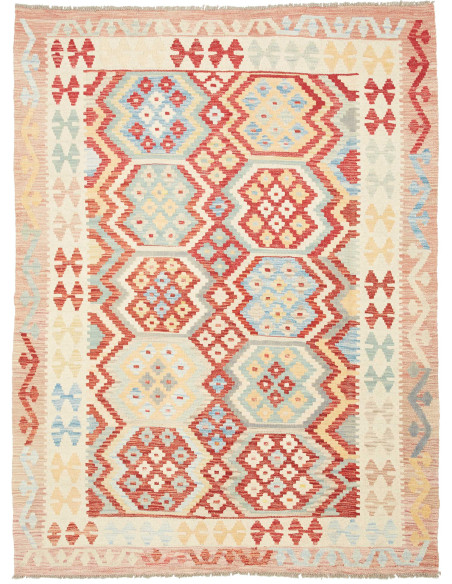 Kilim 158x212 Cm Kilim, Afghanistan, Hand-carded Wool (warp:
