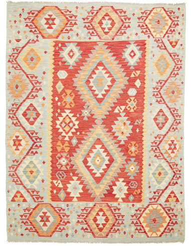 Kilim 153x204 Cm Kilim, Afghanistan, Lana Cardata A Mano