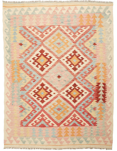 Kilim 153x204 Cm Kilim, Afghanistan. Materiale: Lana Cardata
