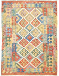 Kilim 151x200 Cm Kilim, Afghanistan, Hand-carded Wool,