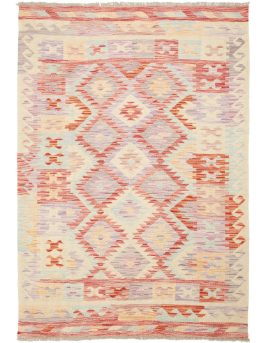 Kilim 143x207 Cm Kilim Afghanistan Hand-carded Wool Cotton