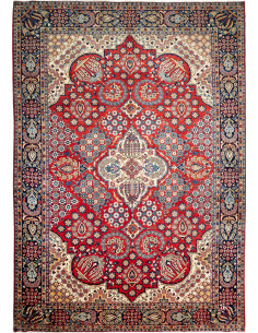 Rug Nadjafabad Persia 288x410 Crimson Red Navy