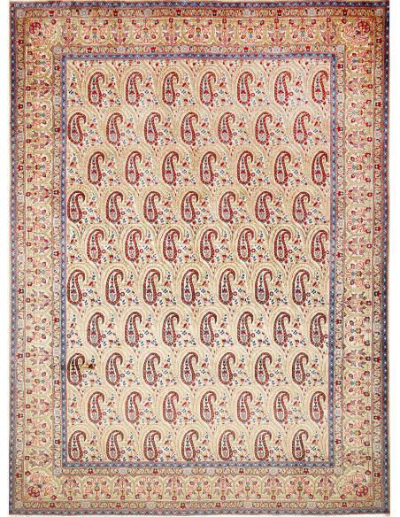 Ghom 290x385 Cm Ghom Persia Lana Cardata A Mano Cotone