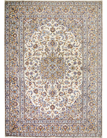Kashan 257x363 Cm Kashan Persia Lana Cardata A Mano (ordito: