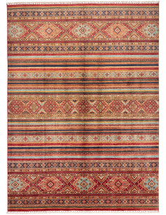 Rug Samarkand Pakistan 250x344 Red Blue
