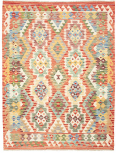 Kilim 157x197 Cm Kilim, Afghanistan, Hand-carded Wool,