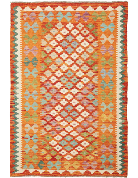 Kilim 104x152 Cm Kilim Afghanistan Lana Cardata A Mano
