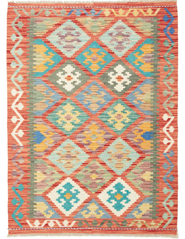 Kilim 107x148 Cm Kilim, Afghanistan, Hand-carded Wool (warp: