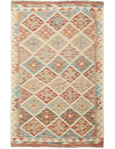 Kilim 101x153 Cm Kilim, Afghanistan, Lana Cardata A Mano,