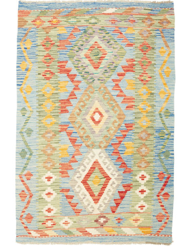 Kilim 97x145 Cm Kilim, Afghanistan, Lana Cardata A Mano