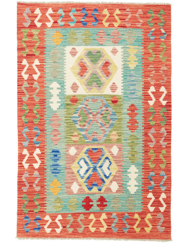 Kilim 99x148 Cm Kilim Afghanistan Hand-carded Wool Cotton