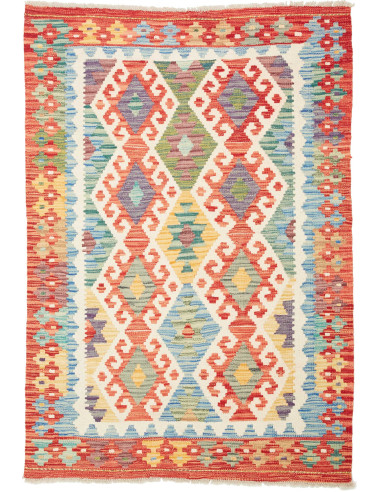 Kilim 106x152 Cm Kilim, Afghanistan, Hand-carded Wool (warp: